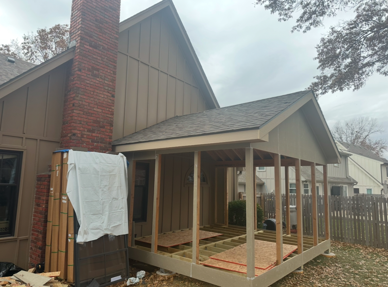 exterior sunroom add on